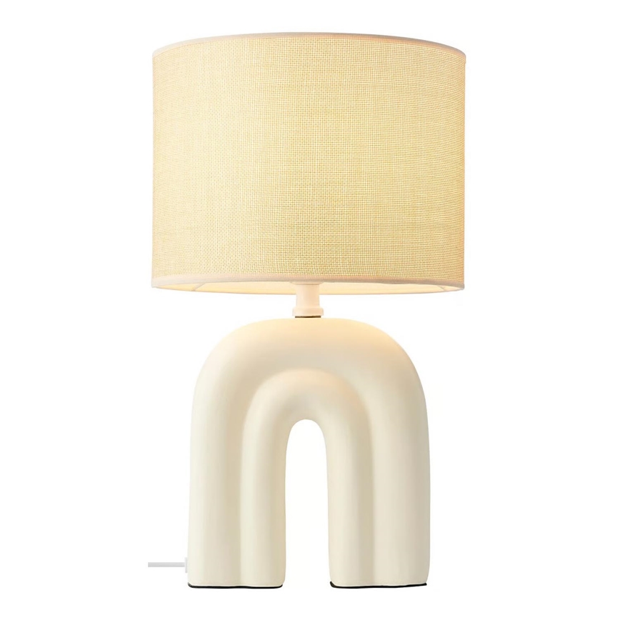 Nordlux - Bordslampa HAZE 1xE27/40W/230V beige