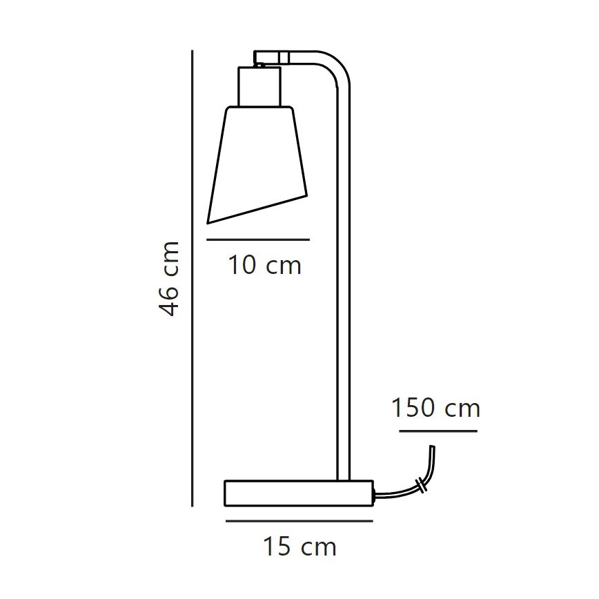 Nordlux - Bordslampa MOLLI 1xE14/25W/230V