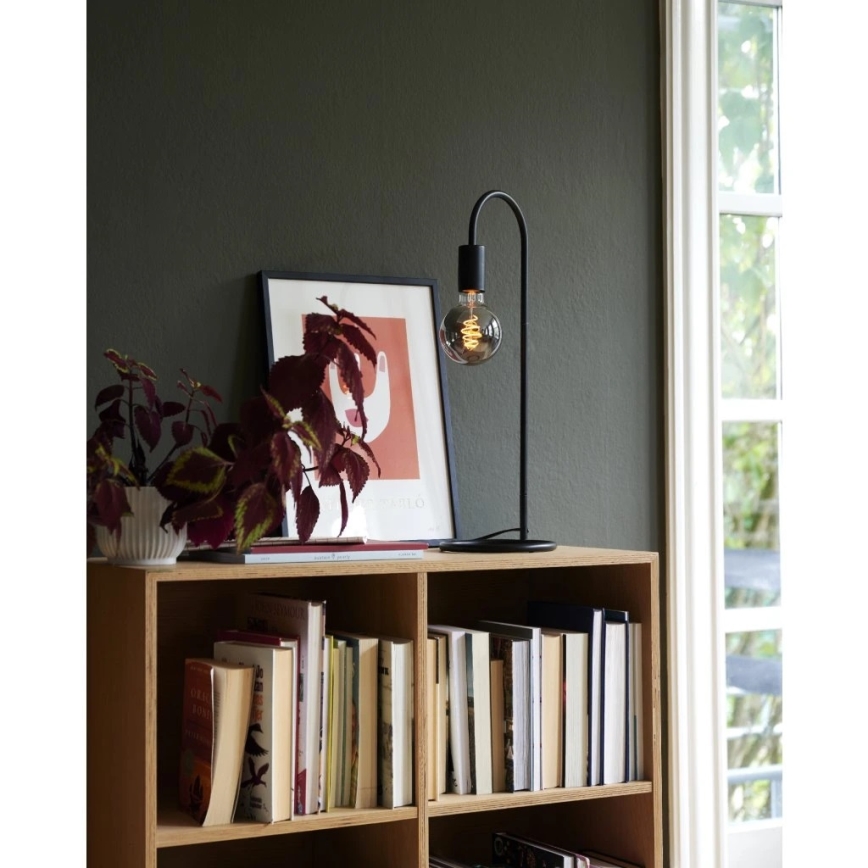 Nordlux - Bordslampa PACO 1xE27/25W/230V, svart