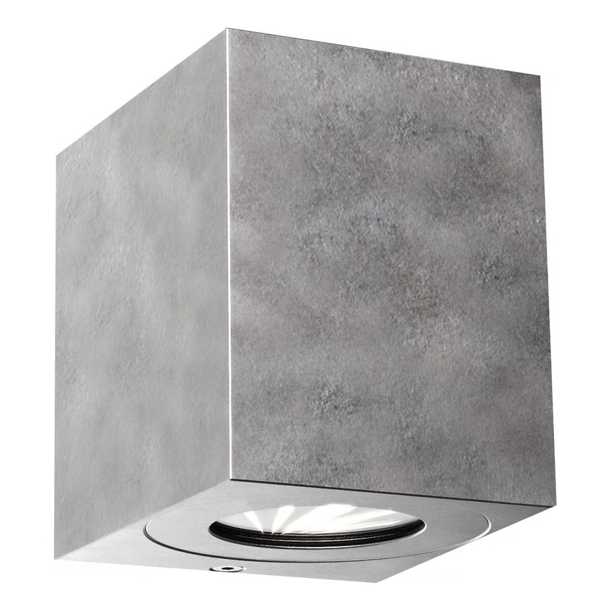 Nordlux - CANTO LED utomhusvägglampa 2xLED/6W/230V IP44 silver