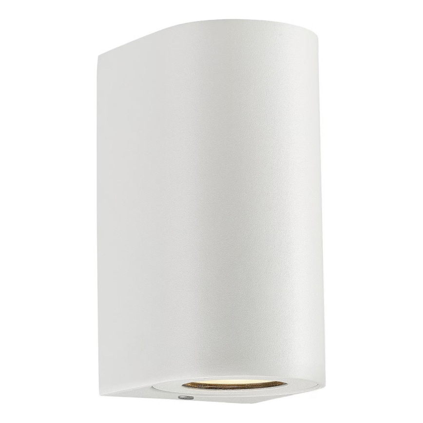Nordlux - CANTO utomhusvägglampa 2xGU10/28W/230V IP44 vit