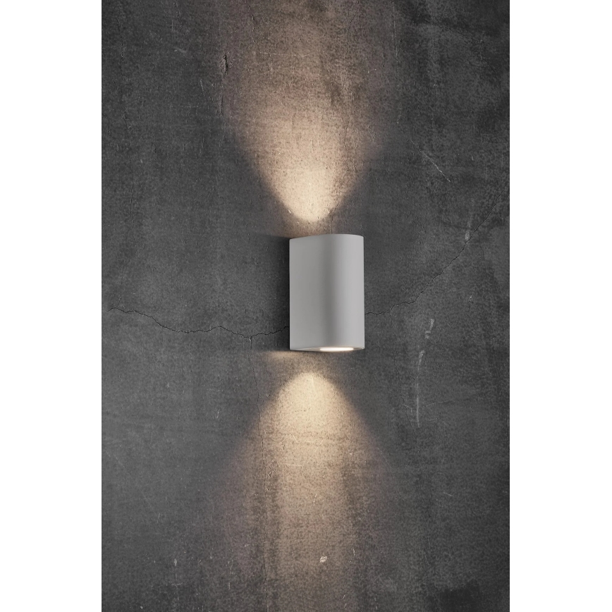 Nordlux - CANTO utomhusvägglampa 2xGU10/28W/230V IP44 vit