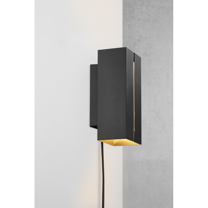 Nordlux - LED Dimbart vägglampa CURTIZ 2xLED/4,5W/230V svart