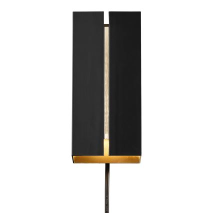 Nordlux - LED Dimbart vägglampa CURTIZ 2xLED/4,5W/230V svart