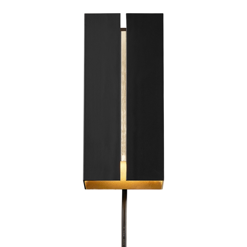 Nordlux - LED Dimbart vägglampa CURTIZ 2xLED/4,5W/230V svart