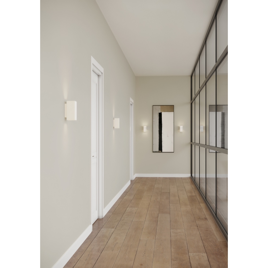 Nordlux - LED Dimbart vägglampa CURTIZ 2xLED/4,5W/230V vit