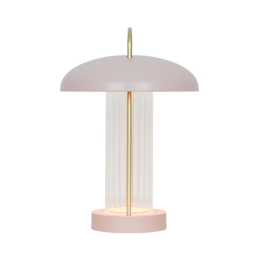 Nordlux - LED dimbar, uppladdningsbar, beröringsstyrd bordslampa MIRANO LED/3W/3,7V rosa