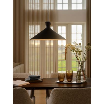 Nordlux - DORINA pendellampa på vajer 1xE27/60W/230V svart