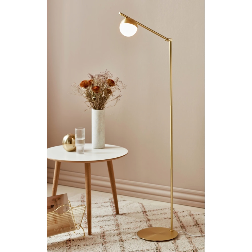 Nordlux - Golvlampa CONTINA 1xG9/5W/230V mässing