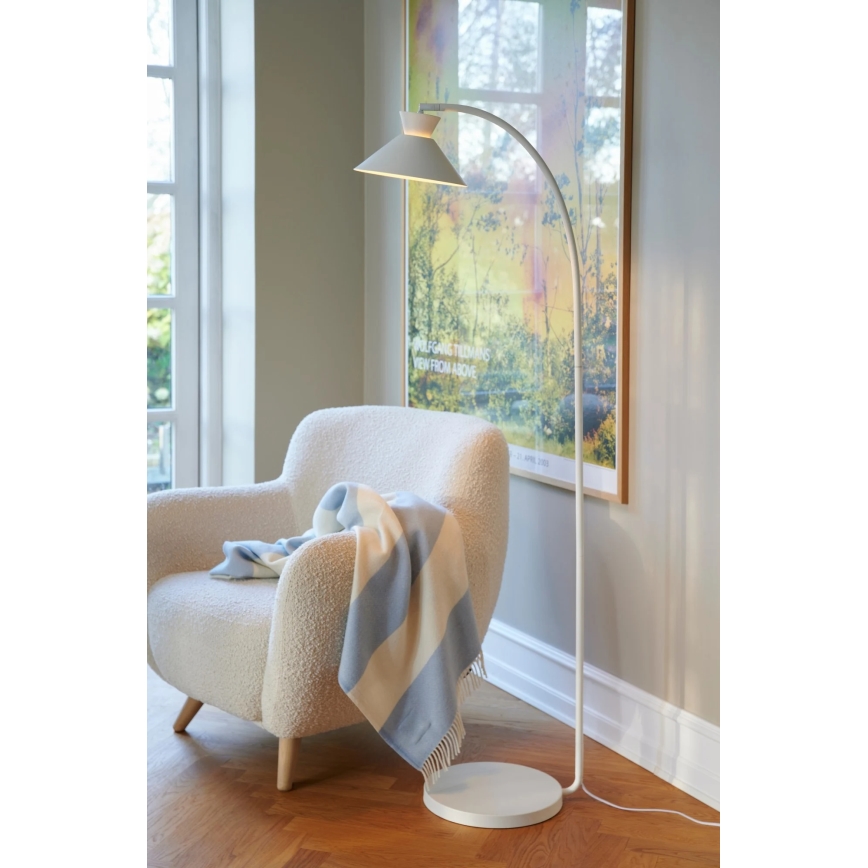 Nordlux - Golvlampa DIAL 1xE27/10W/230V vit