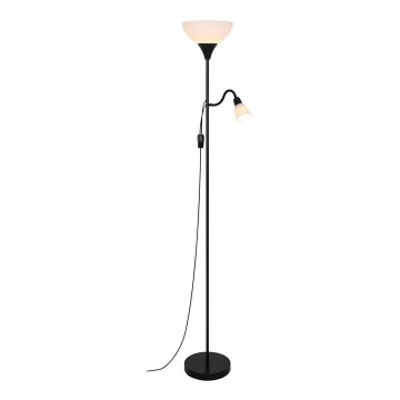 Nordlux - Golvlampa LAURIA 1xE27/40W/230V + 1xE14/15W
