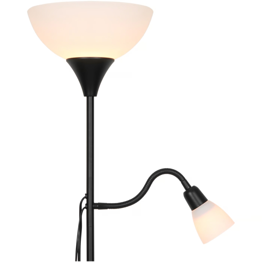 Nordlux - Golvlampa LAURIA 1xE27/40W/230V + 1xE14/15W