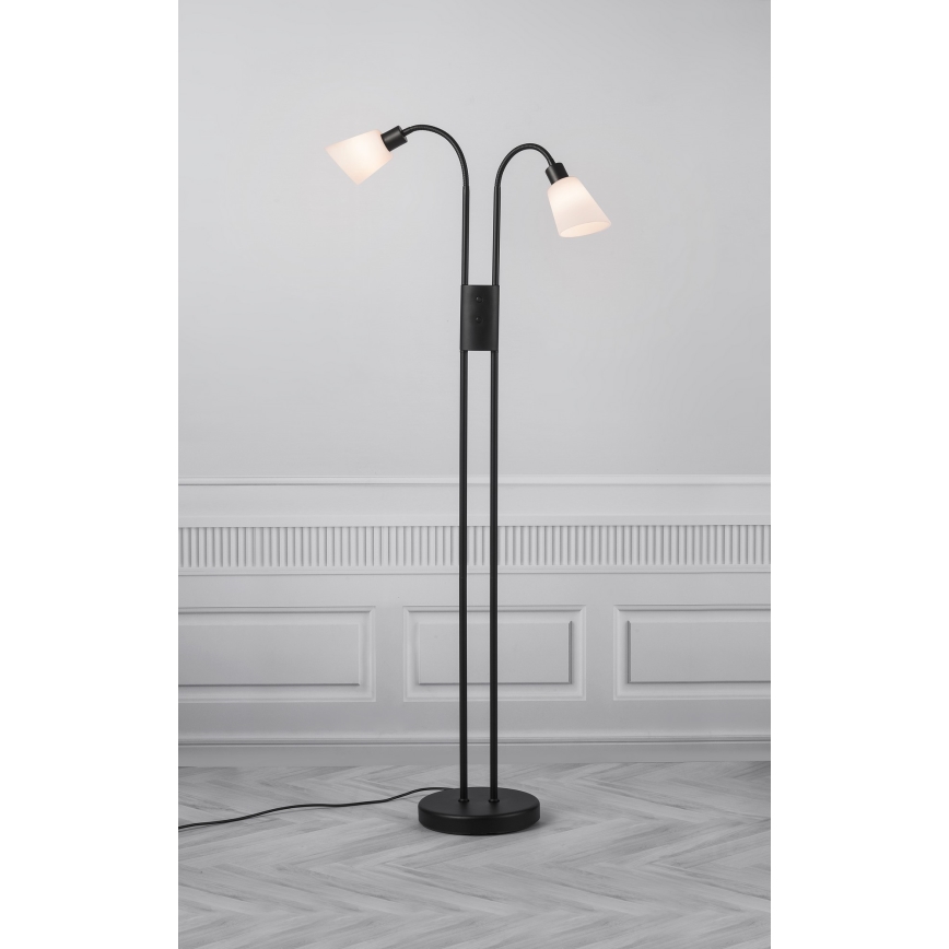 Nordlux - Golvlampa MOLLI 2xE14/25W/230V