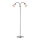 Nordlux - Golvlampa RAY 2xE14/25W/230V blank krom