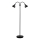 Nordlux - Golvlampa RAY 2xE14/25W/230V svart