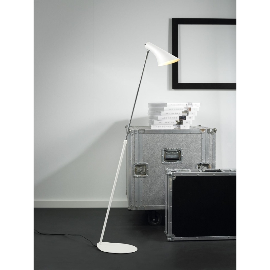 Nordlux - Golvlampa VANILA 1xE14/40W/230V vit