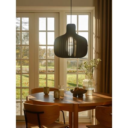 Nordlux - Hänglampa på kabel HAZO 1xE27/60W/230V svart
