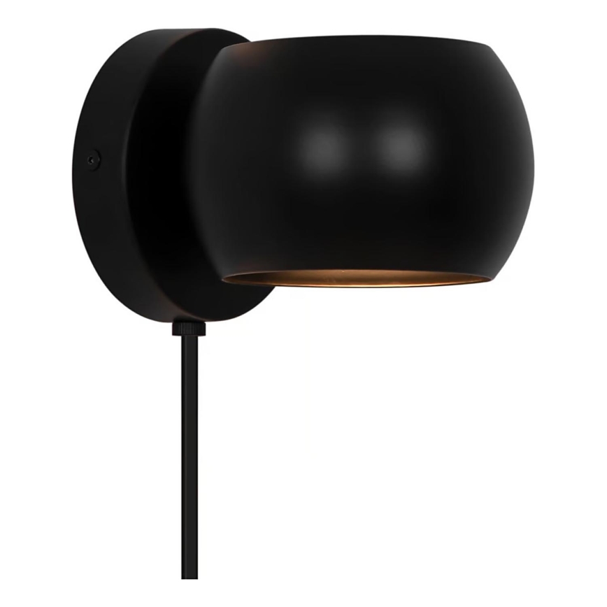 Nordlux - justerbar vägg spotlight BELIR 1xG9/5W/230V svart