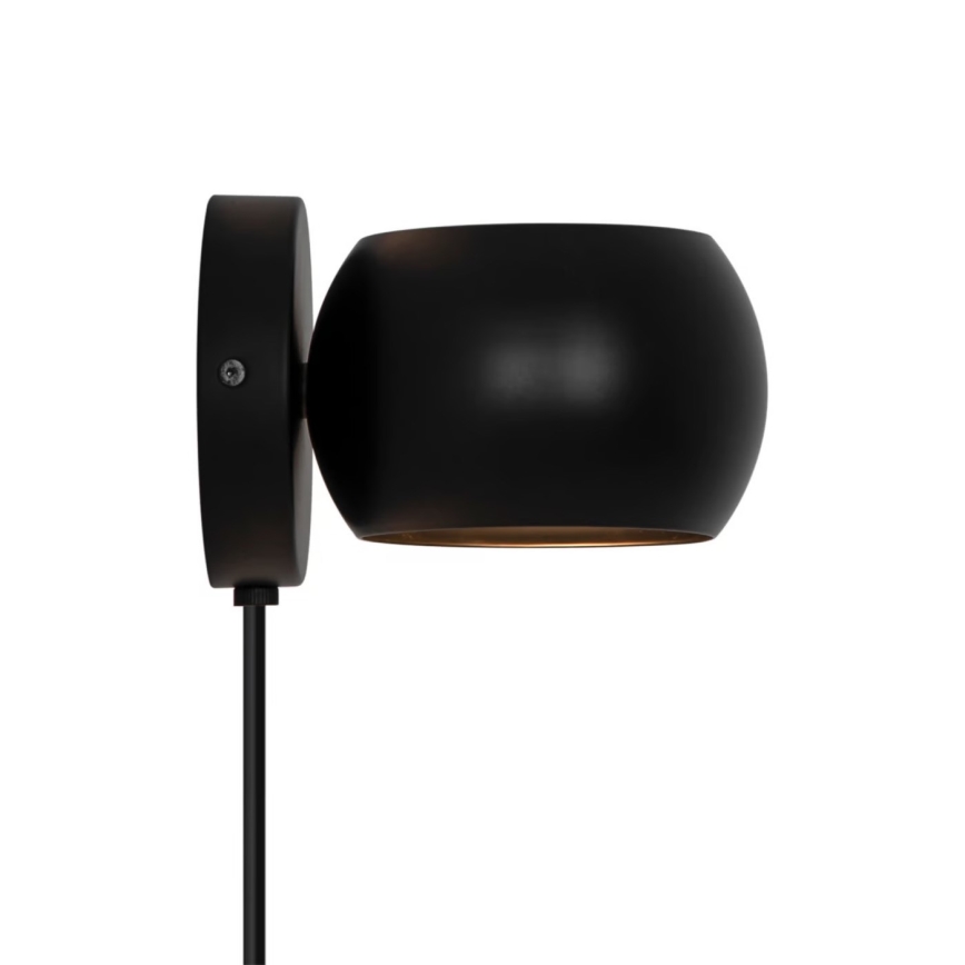 Nordlux - justerbar vägg spotlight BELIR 1xG9/5W/230V svart