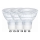 Nordlux - KIT 3x LED glödlampa GU10/4,9W/230V 4000K