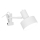 Nordlux - Lampa med klämma MATIS 1xE27/15W/230V vit
