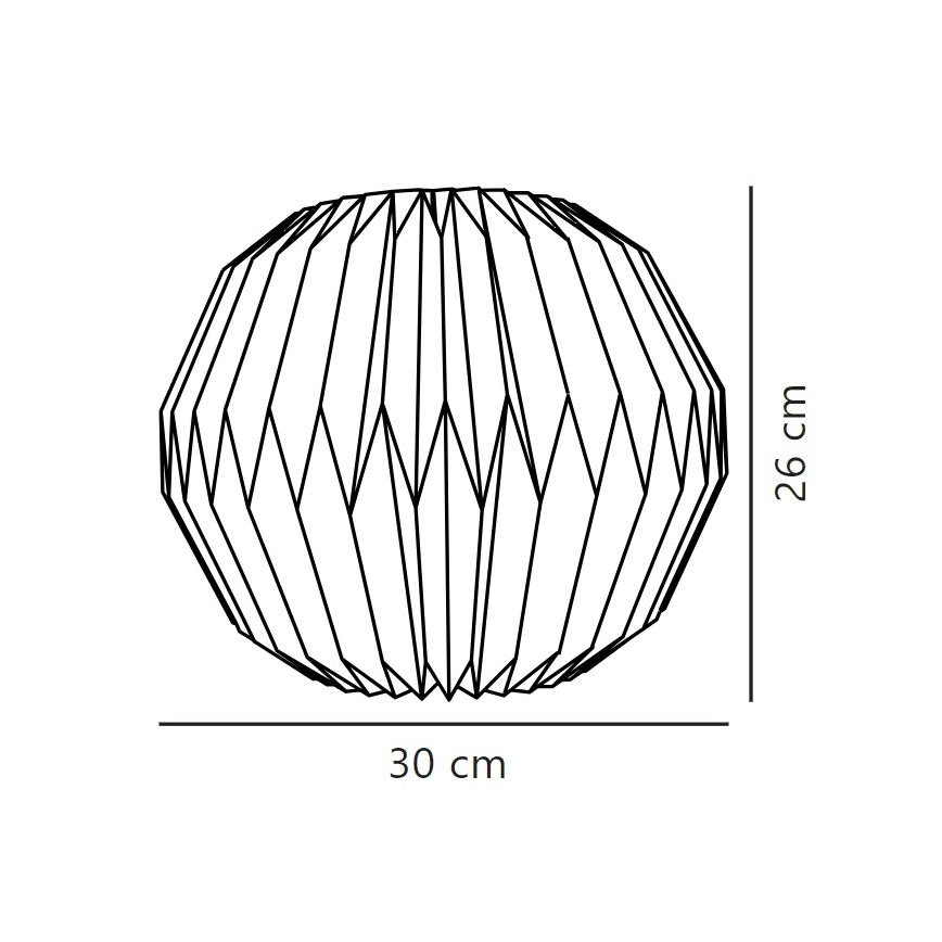 Nordlux - Lampskärm för ljuskrona BELLOY E27 diameter 30 cm