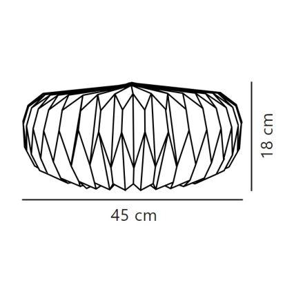 Nordlux - Lampskärm för ljuskrona BELLOY E27 diameter 45 cm