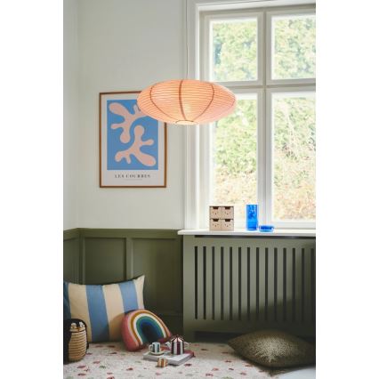 Nordlux - Lampskärm till takkrona VILLO E27 Ø 60 cm rosa