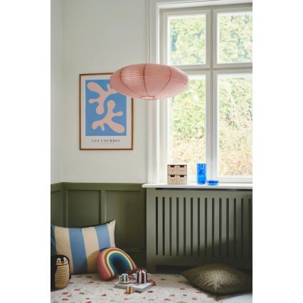 Nordlux - Lampskärm till takkrona VILLO E27 Ø 60 cm rosa