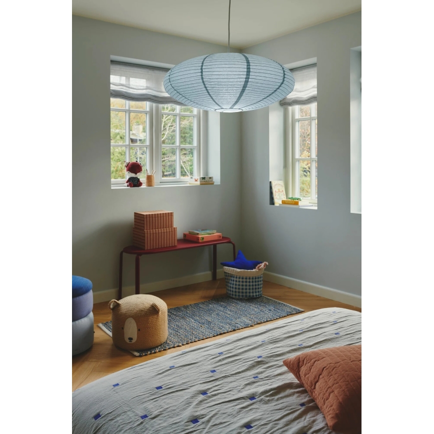 Nordlux - Lampskärm för ljuskrona VILLO E27 diameter 60 cm blå