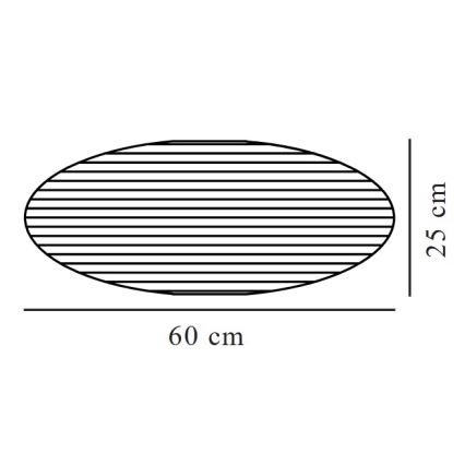 Nordlux - Lampskärm för ljuskrona VILLO E27 diameter 60 cm blå