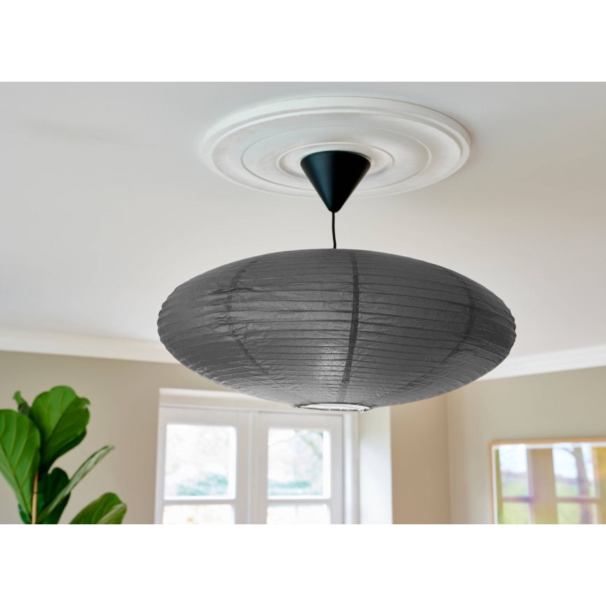Nordlux - Lampskärm för ljuskrona VILLO E27 diameter 60 cm grå