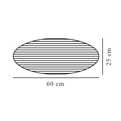 Nordlux - Lampskärm för ljuskrona VILLO E27 diameter 60 cm grå