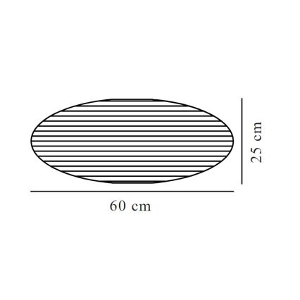 Nordlux - Lampskärm för ljuskrona VILLO E27 diameter 60 cm vit