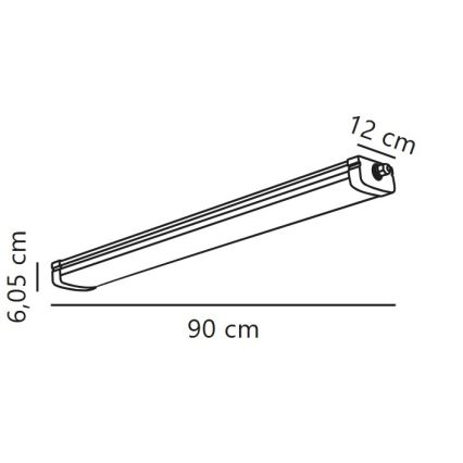 Nordlux - LED arbetsbelysning BURBANK LED/31W/230V 4000K IP65