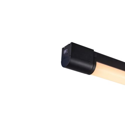 Nordlux - LED-belysning för badrumsspegel med eluttag MALAIKA LED/15W/230V IP44 68,4cm svart
