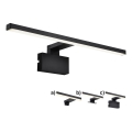 Nordlux - LED Badrumsspegelbelysning MARLEE LED/8,9W/230V IP44 4000K 50 cm svart