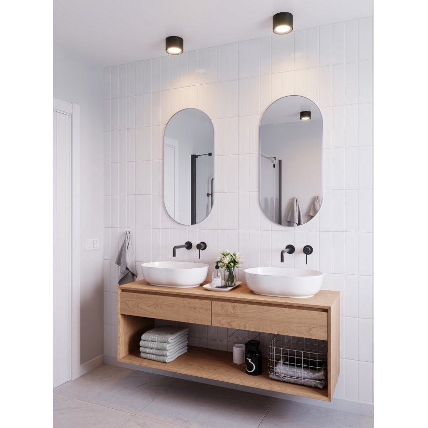 Nordlux - Dimmbar LED-badrumsspot LANDON LED/6,5W/230V IP44 svart