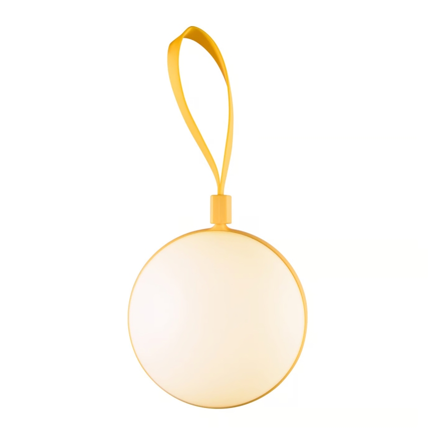 Nordlux - LED Bärbar uppladdningsbar lampa LED/1W/3,7V IP54 1500 mAh gul