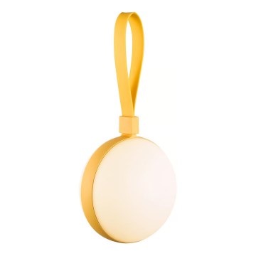 Nordlux - LED bärbar uppladdningsbar lampa LED/1W/3,7V IP54 gul