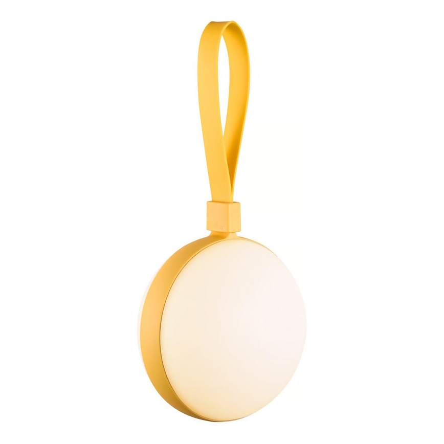 Nordlux - LED bärbar uppladdningsbar lampa LED/1W/3,7V IP54 gul