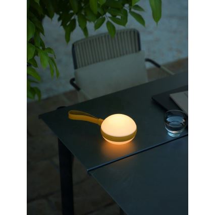 Nordlux - LED bärbar uppladdningsbar lampa LED/1W/3,7V IP54 gul