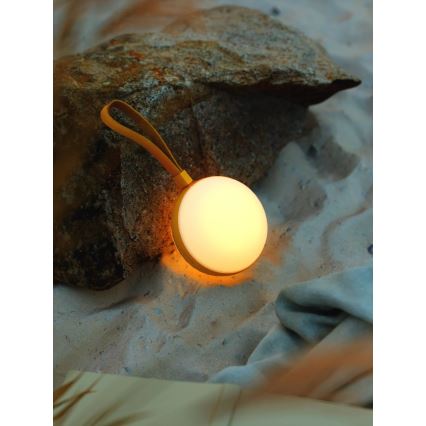 Nordlux - LED bärbar uppladdningsbar lampa LED/1W/3,7V IP54 gul