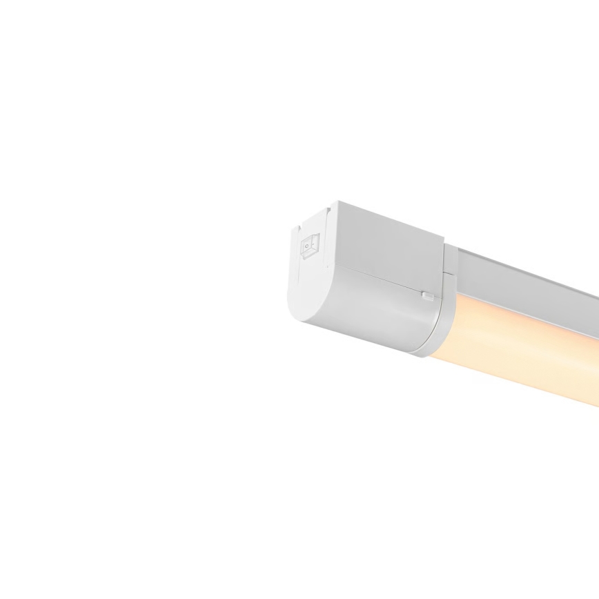 Nordlux - LED-belysning för badrumsspegel med eluttag MALAIKA LED/15W/230V IP44 68,4 cm vit