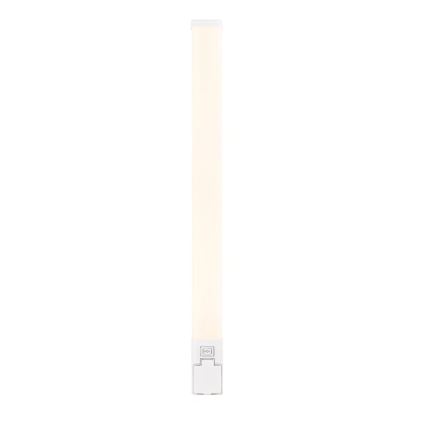 Nordlux - SJAVER LED dimmbar spegelbelysning för badrum med uttag LED/15W/230V IP44 60 cm vit