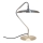 Nordlux - LED bordslampa ARTIST LED/15W/230V rostfritt stål