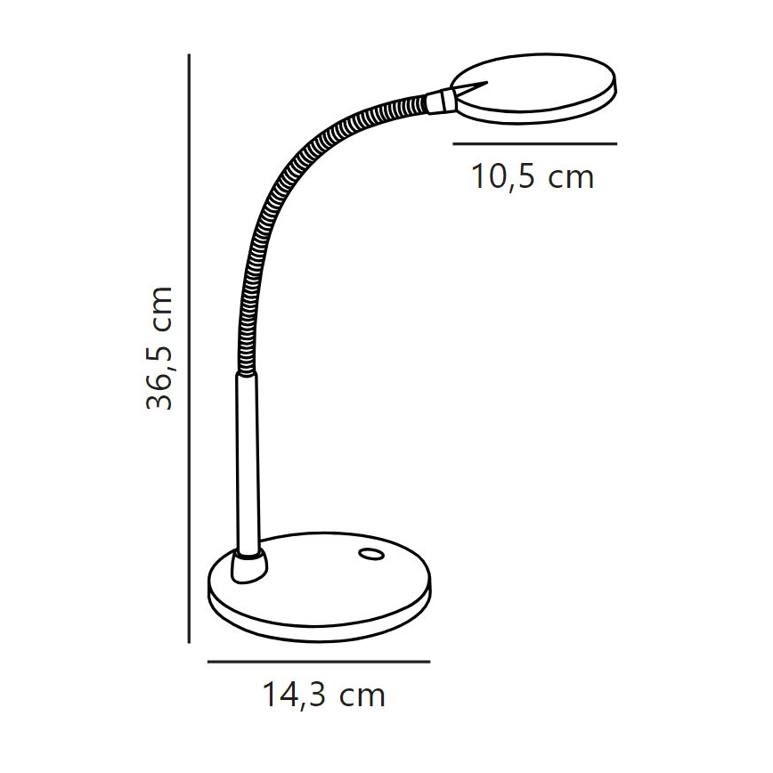 Nordlux - LED bordslampa DOVE LED/4,5W/230V