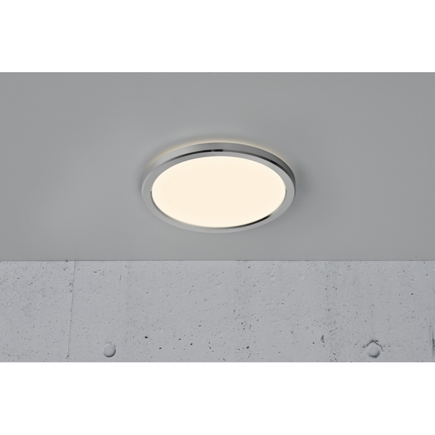 Nordlux - Dimbar LED-taklampa för badrum OJA LED/14,5W/230V 3000/4000K IP54 Ø 30 cm