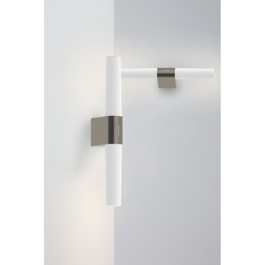 Nordlux - LED dimbar badrumsspegelbelysning HELVA LED/9,5W/230V IP44 3000/4000K CRI 90 matt krom