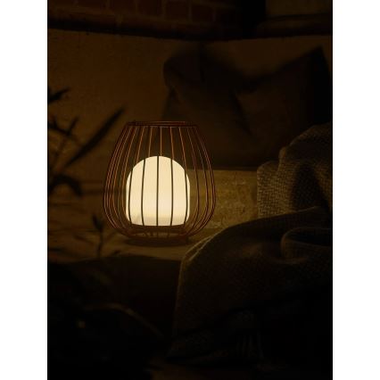 Nordlux - LED-dimmbar bärbar utomhuslampa JIM TO-GO LED/3W/3,7V IP54 5000 mAh röd